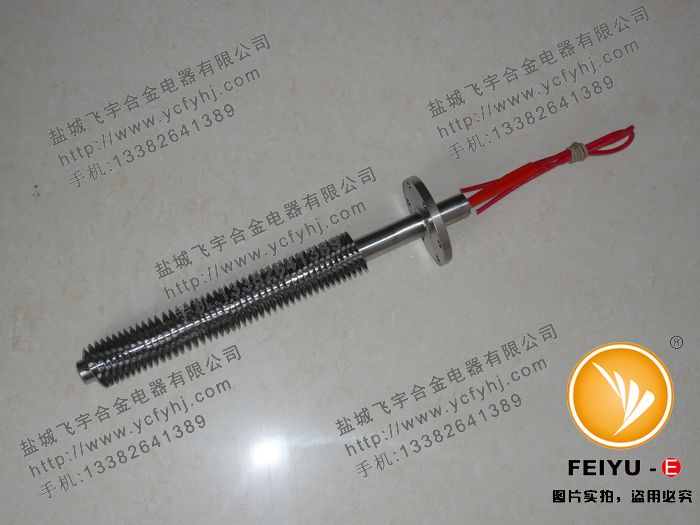 翅片式單頭電熱管實(shí)拍照片，盜用必究！