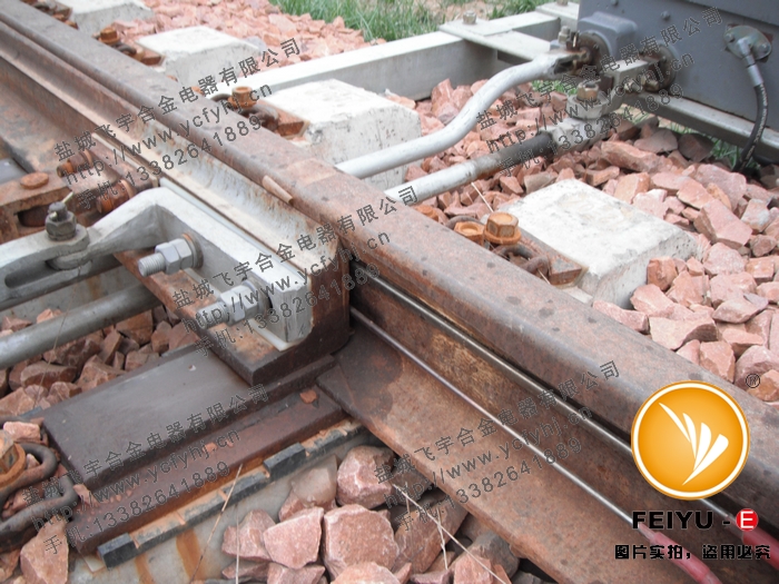 鹽城飛宇公司技術(shù)人員考察道岔鄭州站實(shí)物圖片4，盜用必究！